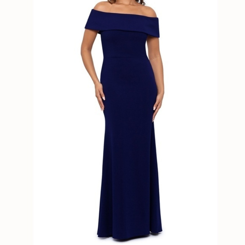 Betsy & Adam. Off the Shoulder Gown.